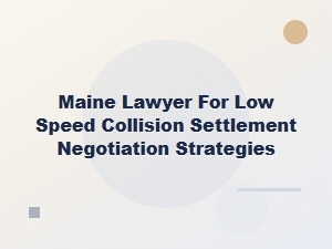 Low-Speed Collision Settlement Strategies with Free Case Review